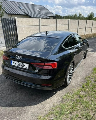 Audi A5 cena 129000 przebieg: 198000, rok produkcji 2017 z Radom małe 277